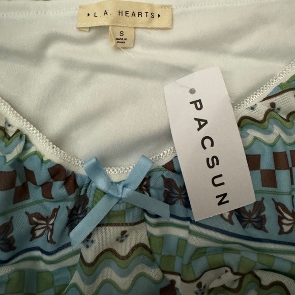NWT// Pacsun, LA hearts, patterned bodycon dress - Picture 2 of 5